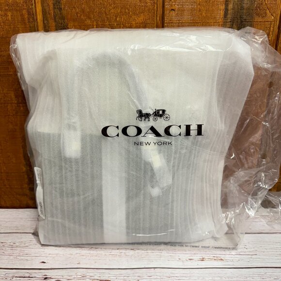 COACH Leather Mollie Tote 25 – Dark Sage - Picture 6 of 7